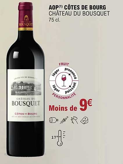 aop côtes de bourg château du bousquet