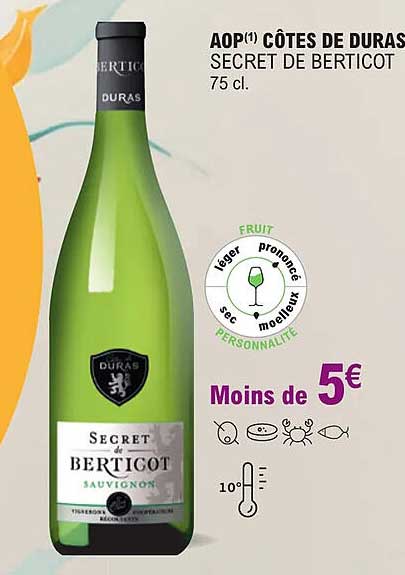 Aop Côtes De Duras Secret De Berticot
