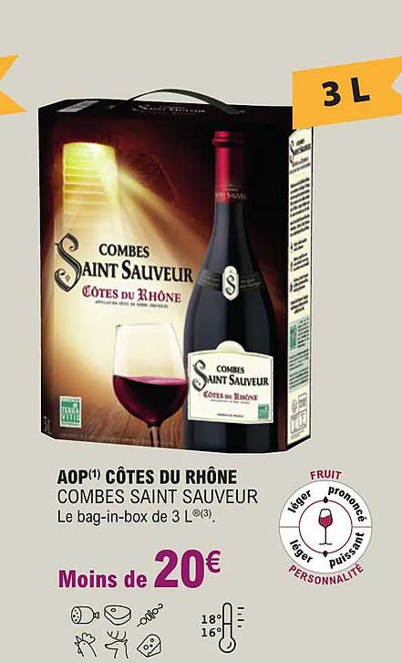 aop côtes du rhône combes saint sauveur