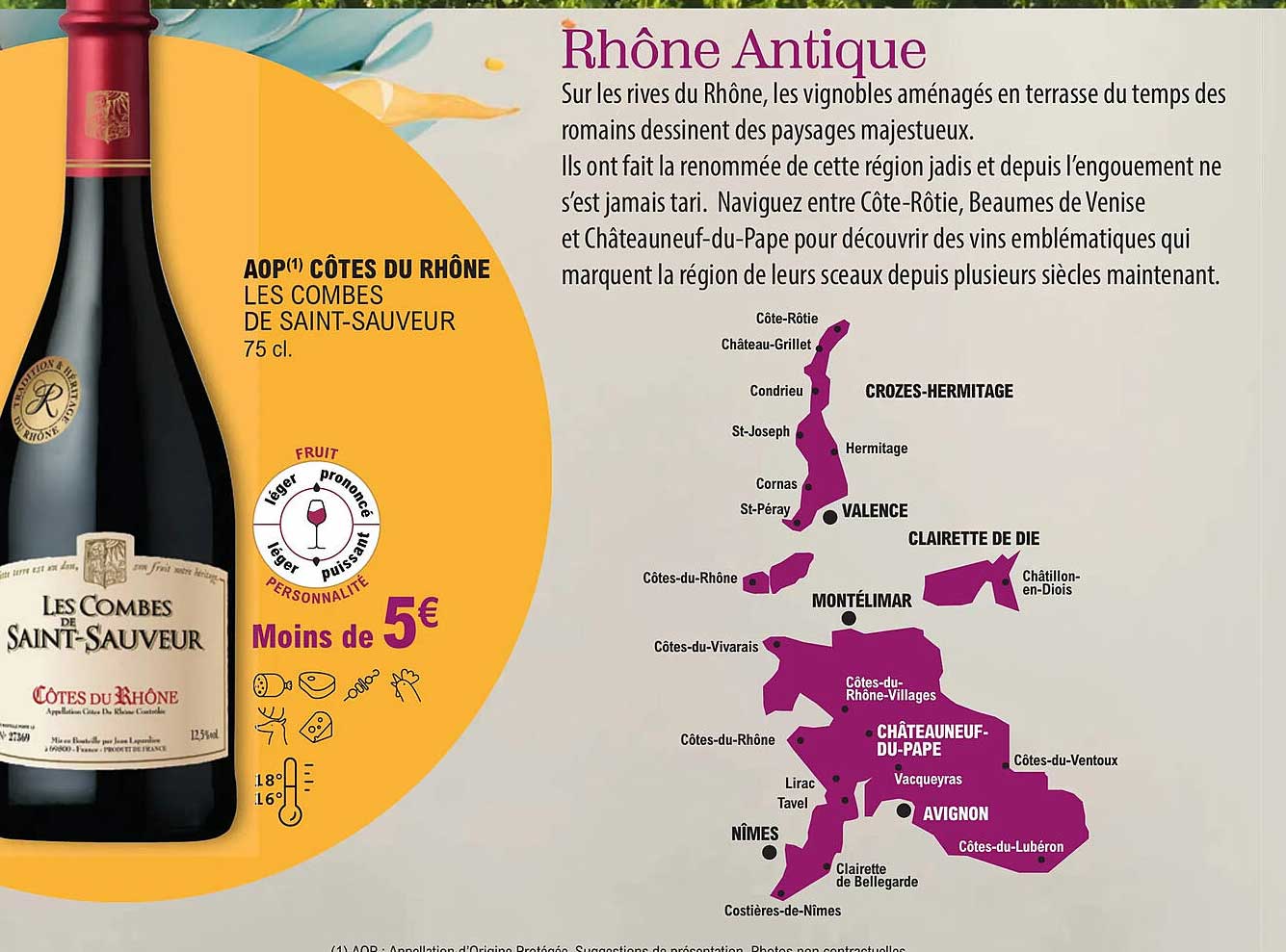 aop côtes du rhône les combes de saint-sauveur