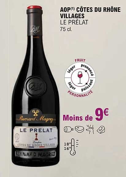 Aop Côtes Du Rhône Villages Le Prélat