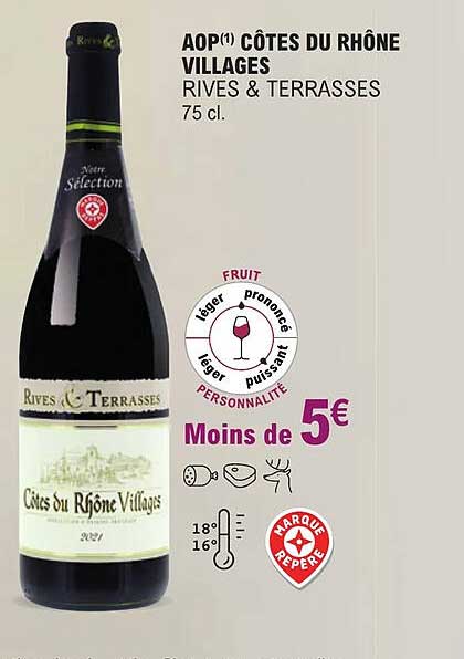 aop côtes du rhône villages rives & terrasses