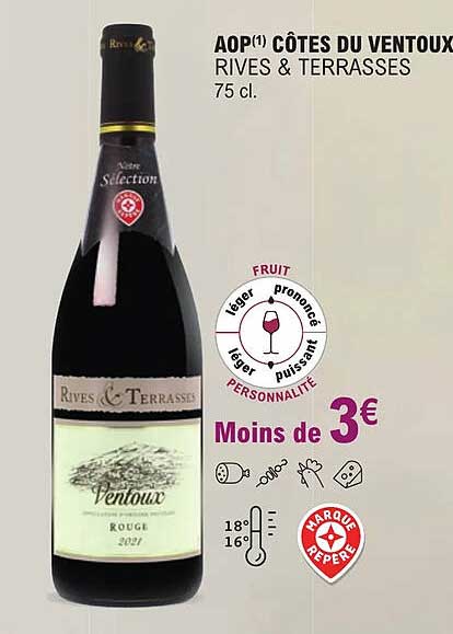 aop côtes du ventoux rives & terrasses