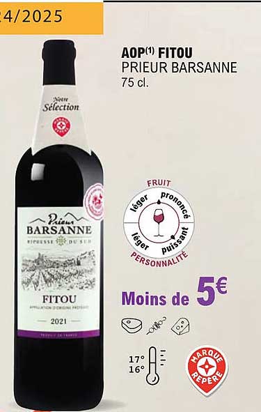 aop fitou prieur barsanne