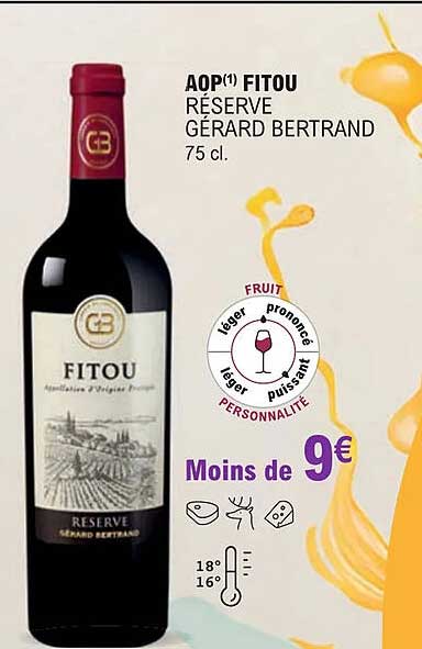 aop fitou réserve gérard bertrand