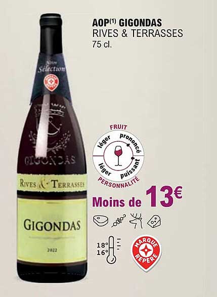 aop gigondas rives & terrasses