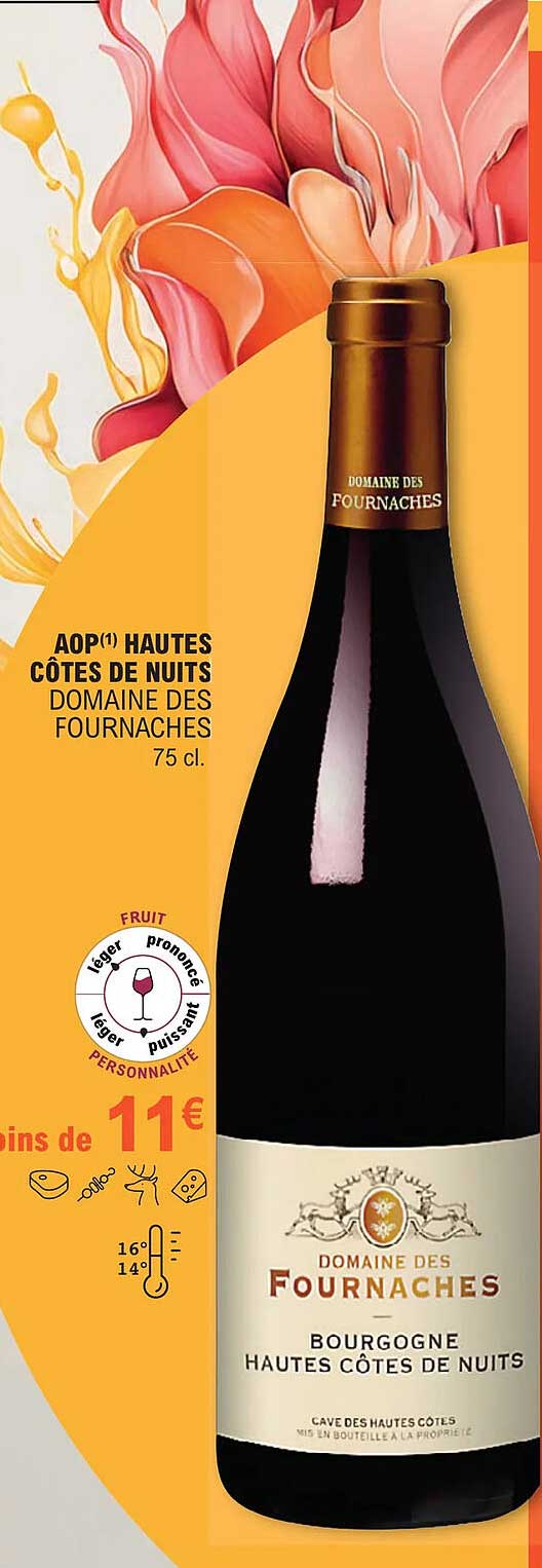 aop hautes côtes de nuits domaine des fournaches