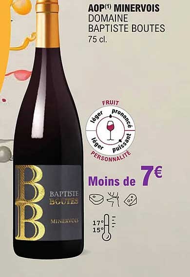aop minervois domaine baptiste boutes
