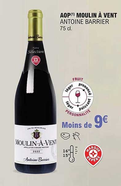 aop moulin à vent antoine barrier