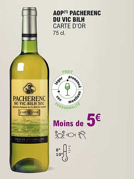 aop pacherenc du vic bilh carte d'or