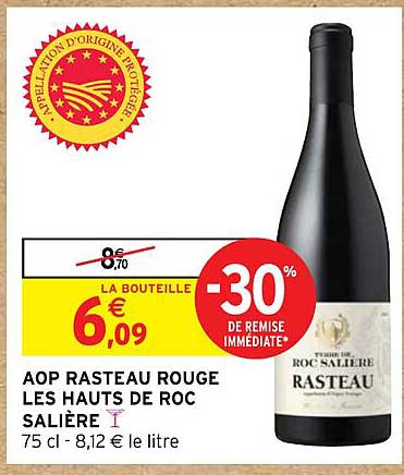 aop rasteau rouge les hauts de roc salière