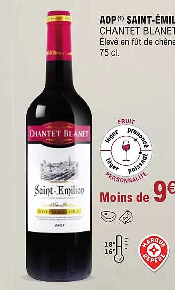 Aop Saint-émilion Chantet Blanet
