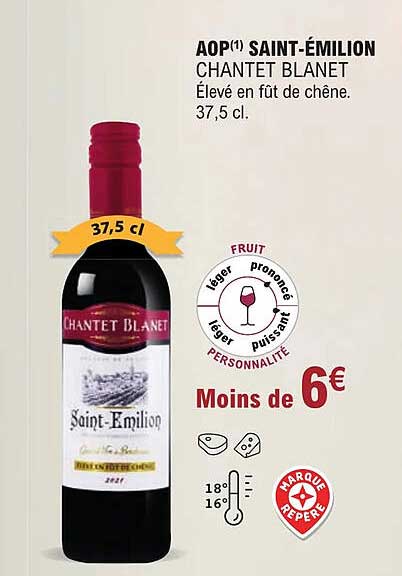 Aop Saint-émilion Chantet Blanet