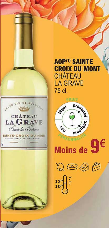 aop sainte croix du mont château la grave