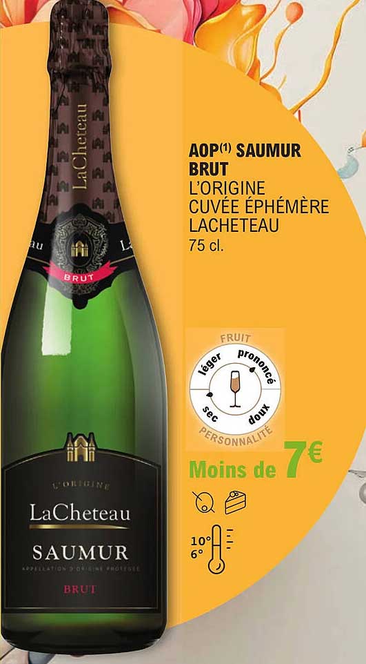 aop saumur brut l'origine cuvée éphémère lacheteau