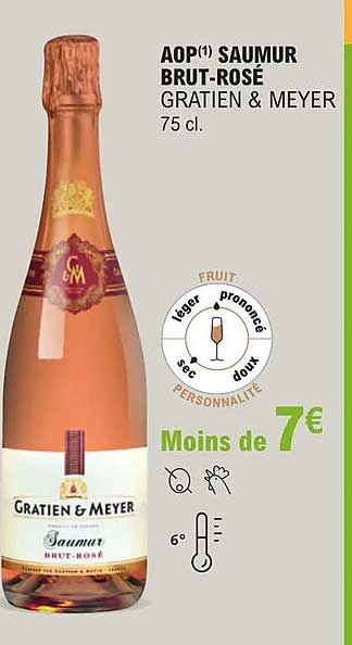 aop saumur brut-rosé gratien & meyer