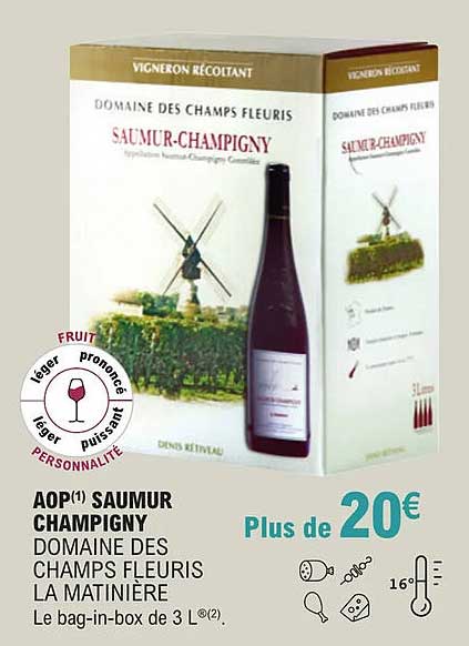 aop saumur champigny domaine des champs fleuris la matinière