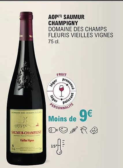 Aop Saumur Champigny Domaine Des Champs Fleuris Vieilles Vignes