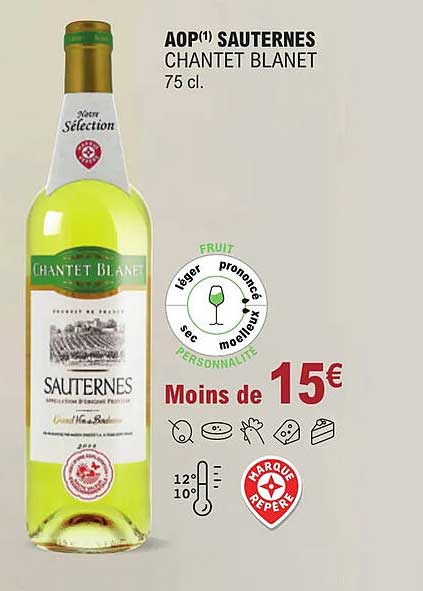 aop sauternes chantet blanet