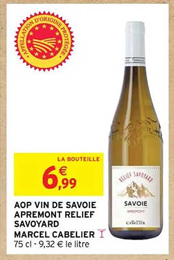 aop vin de savoie apremont relief savoyard marcel cabelier
