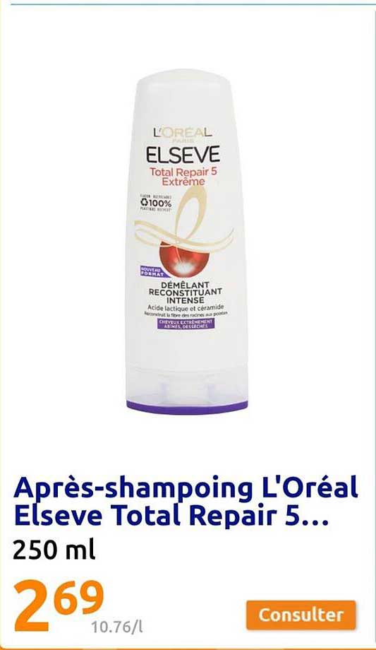 après-shampoing l'oréal elseve total repair 5...