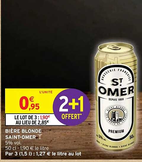 bière blonde saint-omer