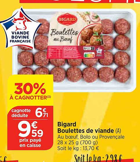 Bigard Boulettes De Viande