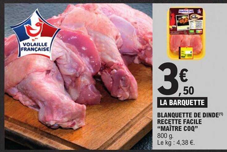 blanquette de dinde recette facile "maître coq"