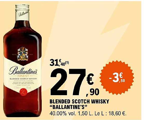 Blended Scotch Whisky "ballantine's"