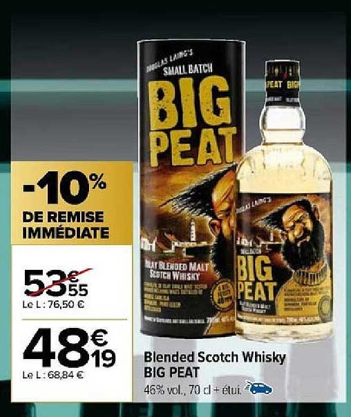 blended scotch whisky big peat