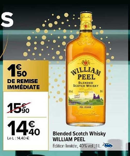 Blended Scotch Whisky William Peel