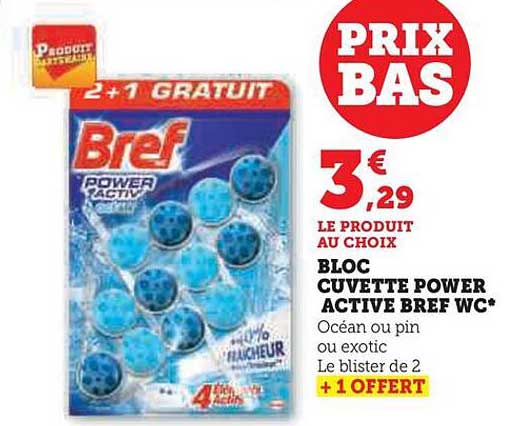 bloc cuvette power active bref wc