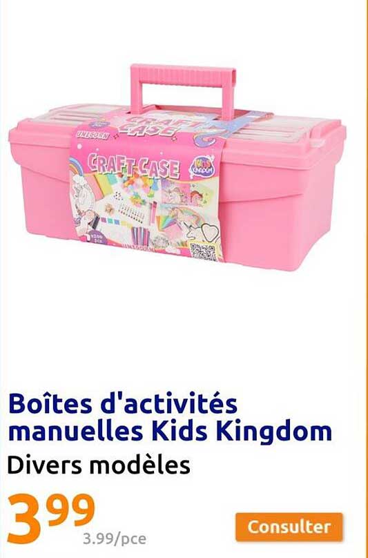 Boîtes D'activités Manuelles Kids Kingdom
