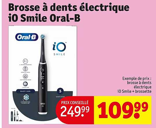 brosse à dents électrique iO smile oral-b