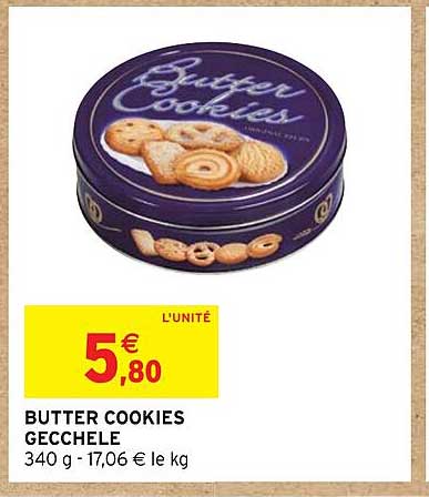 butter cookies gecchele