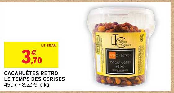 Cacahuètes Retro Le Temps Des Cerises