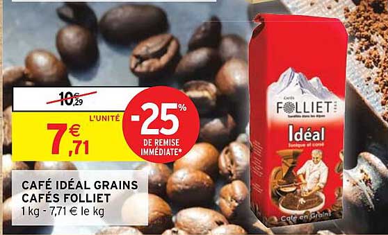 café idéal grains cafés folliet