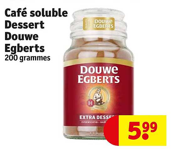 café soluble dessert douwe egberts