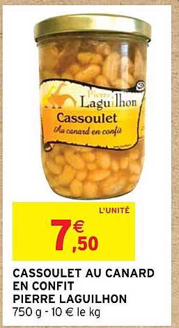 cassoulet au canard en confit pierre laguilhon