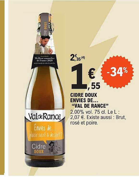 cidre doux envies de... "val de rance"