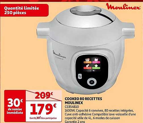 Cookeo 80 Recettes Moulinex