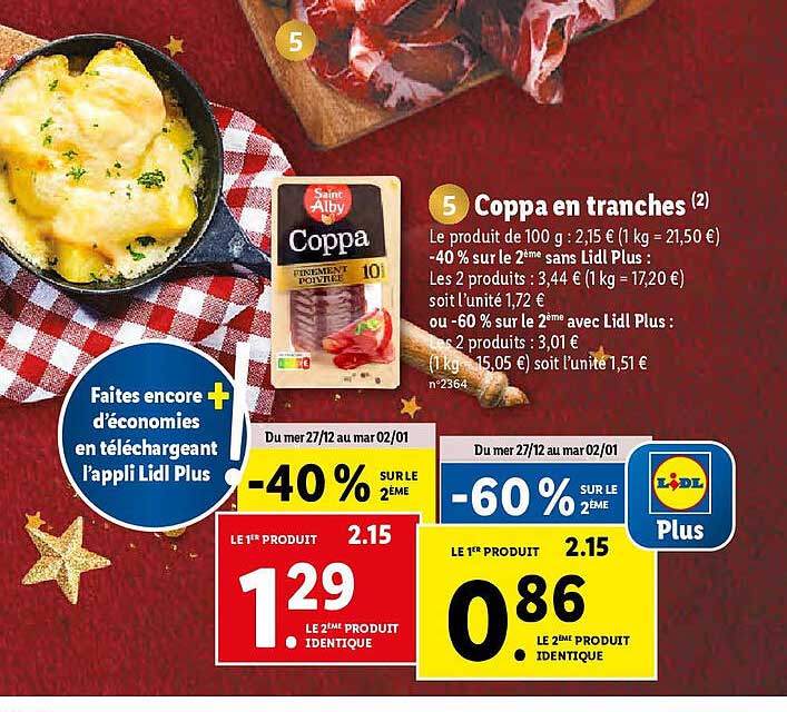 coppa en tranches saint alby