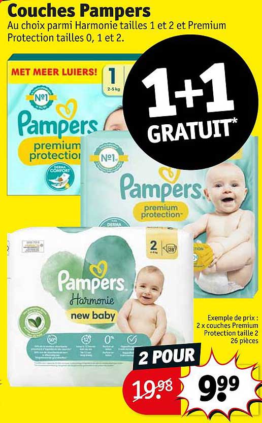 Couches Pampers
