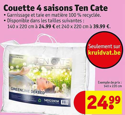 couette 4 saisons ten cate