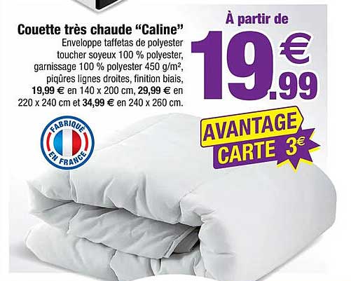 couette très chaude "caline"