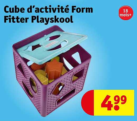 cube d'activité form fitter playskool