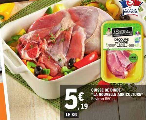 cuisse de dinde "la nouvelle agriculture"
