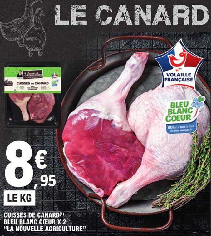 cuisses de canard bleu blanc cœur x2 "la nouvelle agriculture"