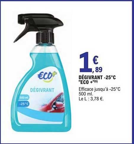 Dégivrant -25°c "éco+"