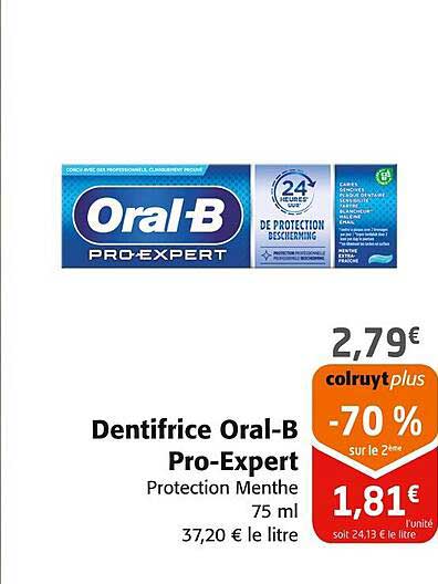 dentifrice oral-b pro-expert